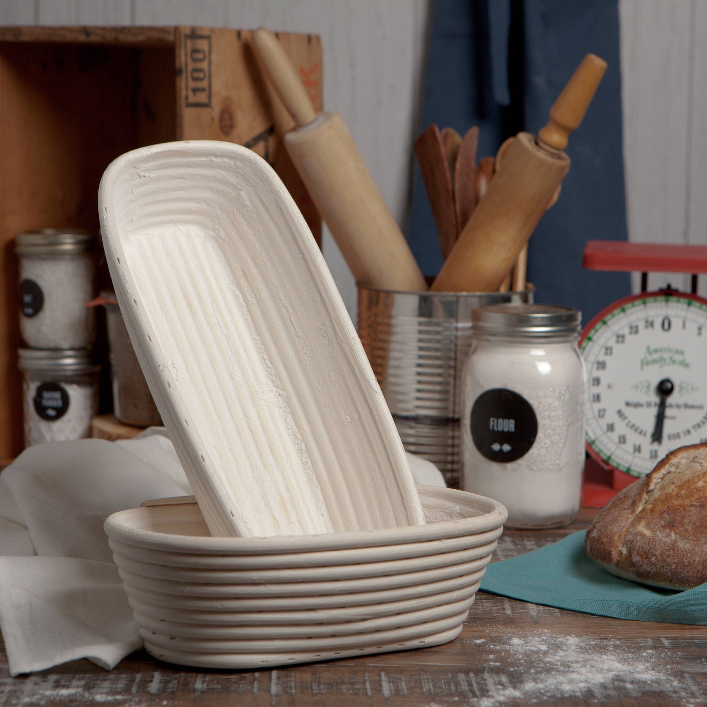 NOW Banneton Basket Rectangle