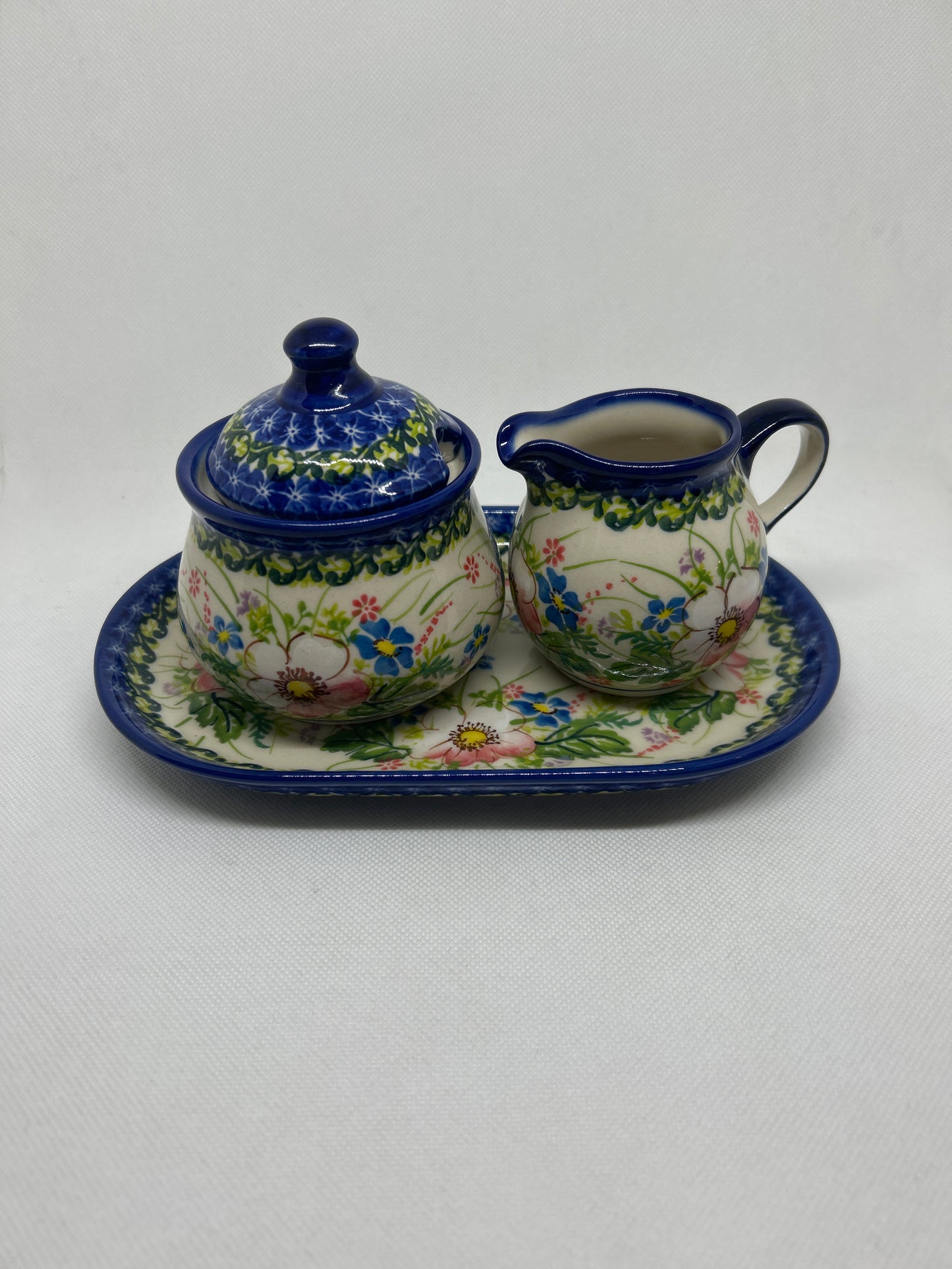 KALICH Pink Dogwood Sugar Bowl