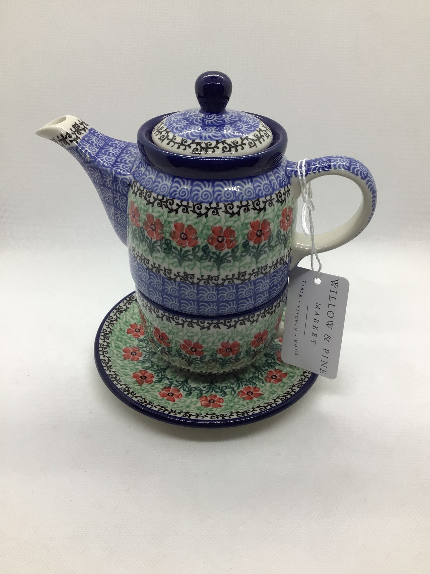 Red Daisies Tea Time For One 8oz