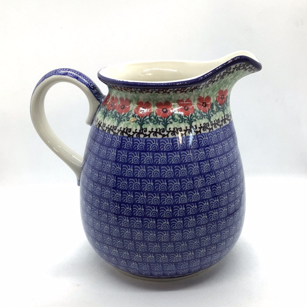 Red Daisies Pitcher 2 QT