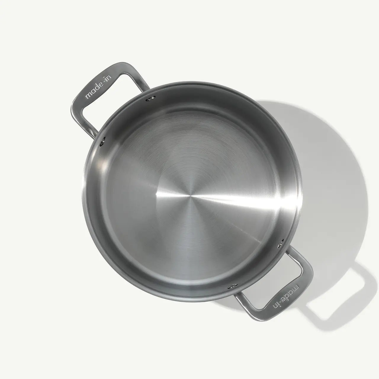 Stainless Clad 8QT Stock Pan