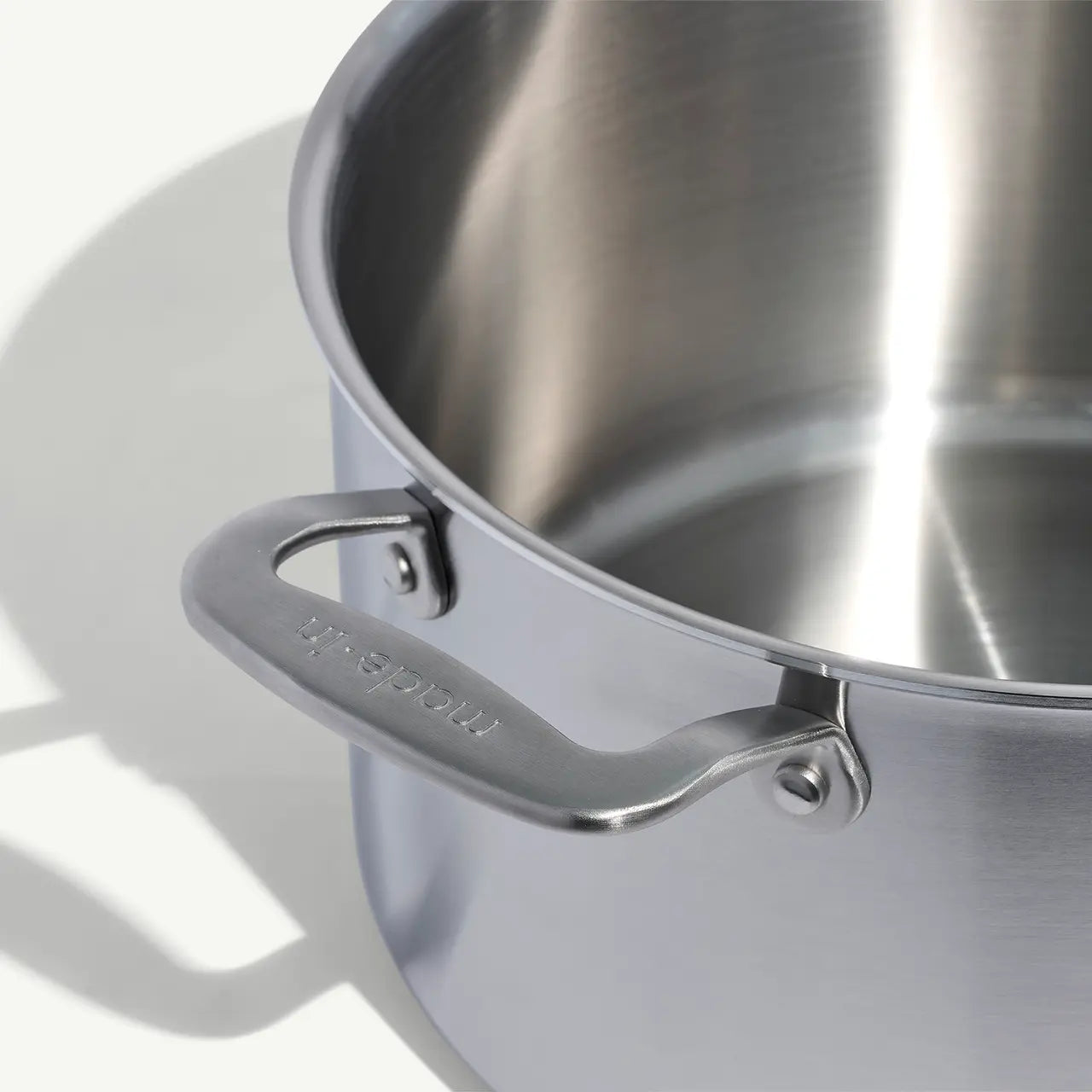 Stainless Clad 8QT Stock Pan