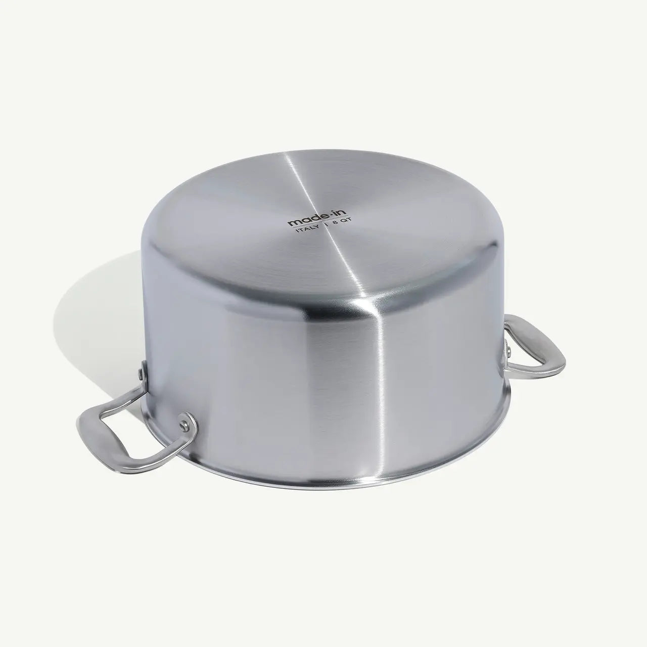 Stainless Clad 8QT Stock Pan