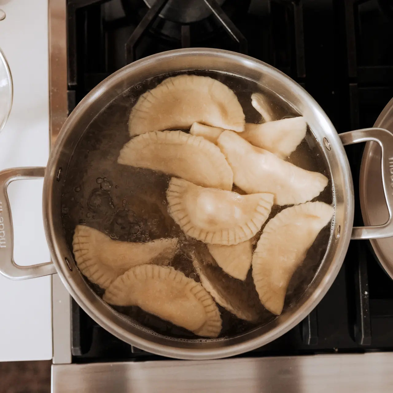 Stainless Clad 8QT Stock Pan