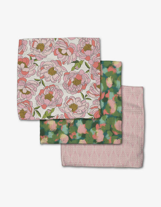 Peony Paradise Dishcloth Set