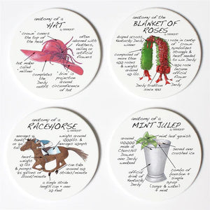 Derby Anatomy Coasters