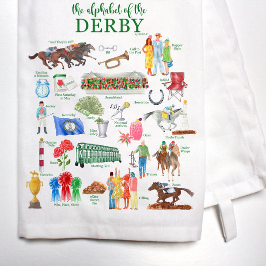 Derby Alphabet Towel