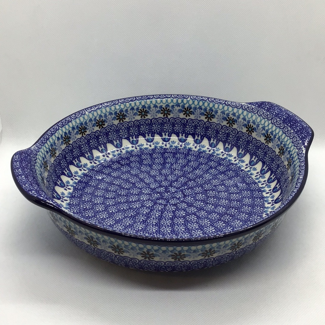 Blue Yonder Round Baker w/Grips 10"