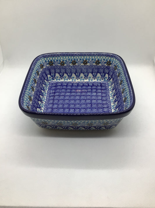 Blue Yonder Square Baker 8"