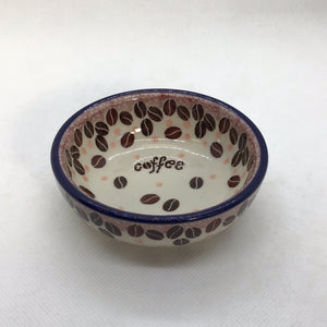 Coffee Beans Tiny Round Bowl 3.5"
