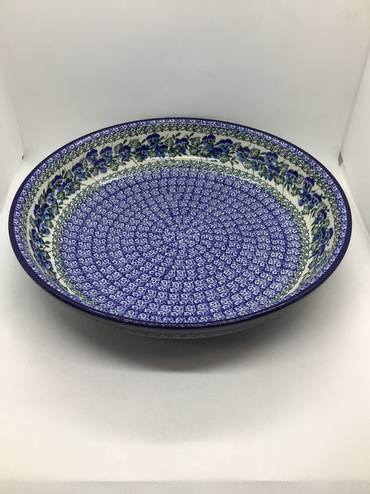 Winter Viola Serving Bowl 13"