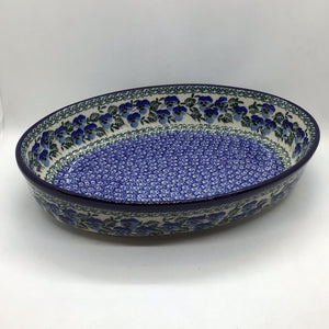 Winter Viola Oval Baker 12"