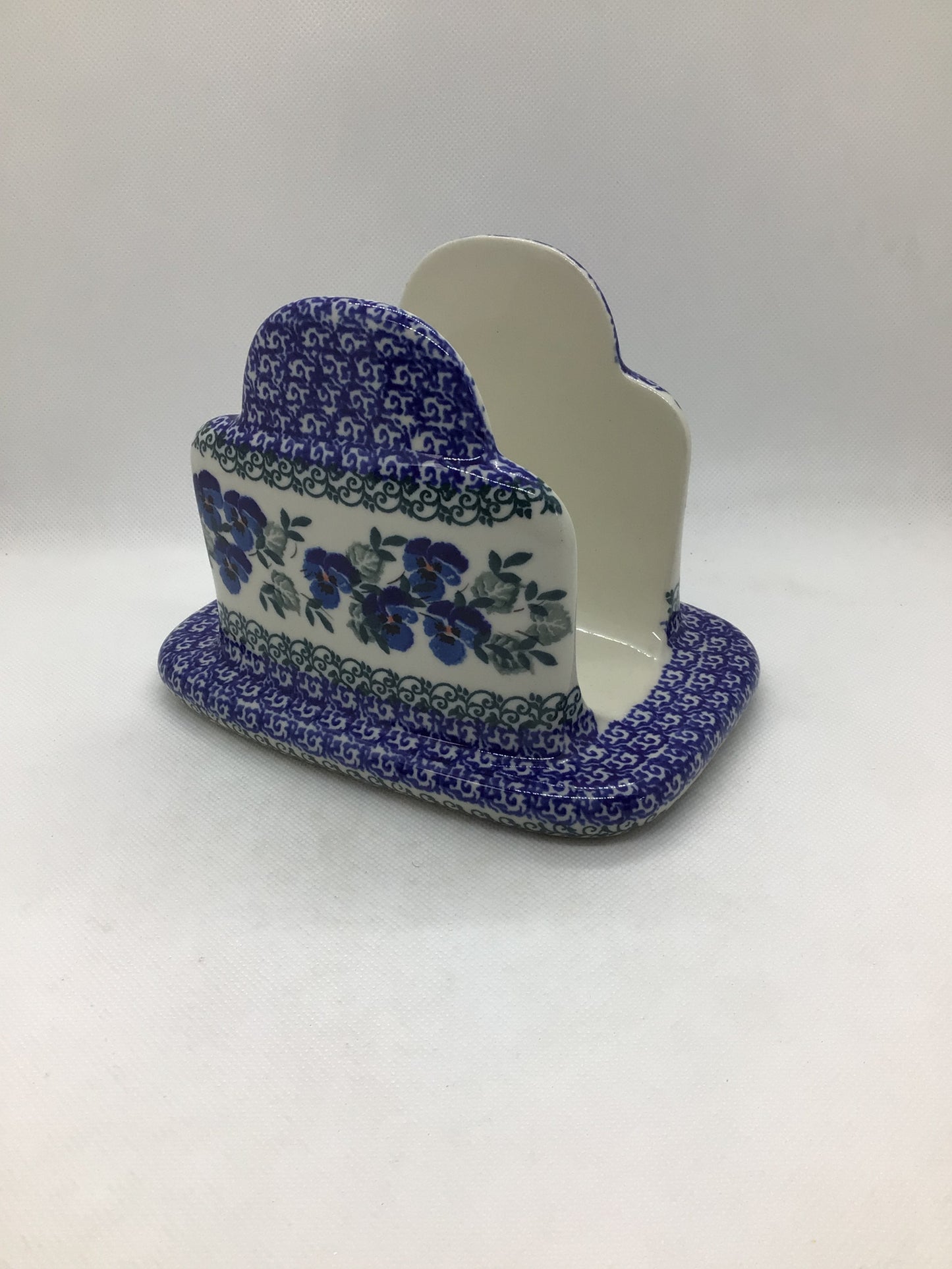 Winter Viola Napkin Holder