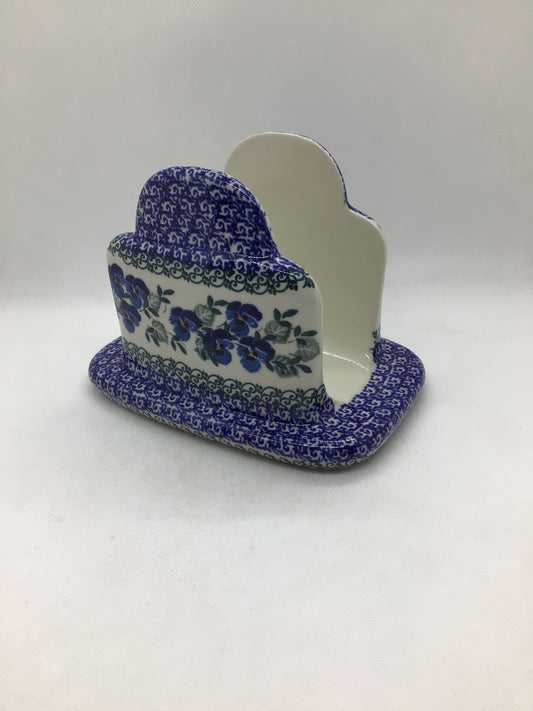 Winter Viola Napkin Holder