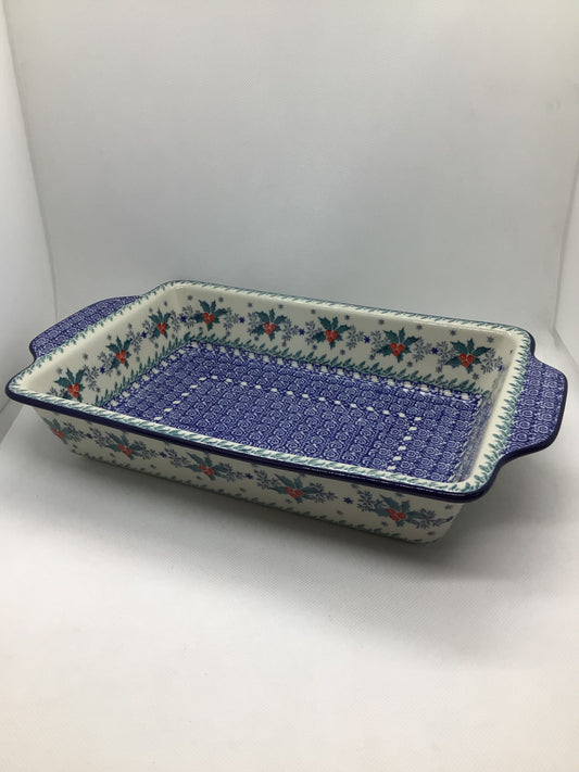 Winter Holly Brownie Baker