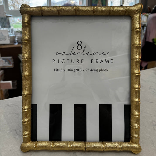 8x10 Gold Bamboo Frame