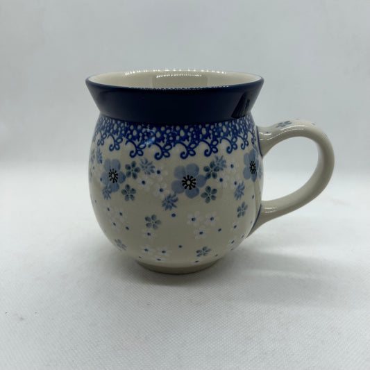 Blue Calico Bubble Mug 16 oz.