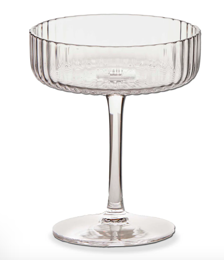 Gramercy Fluted Coupe Glass