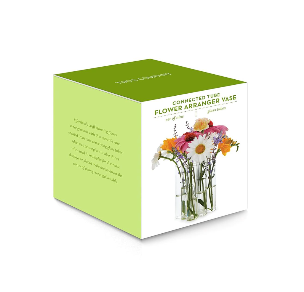 Set of 9 Connected Tube Vase
