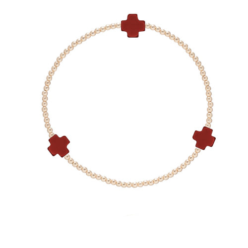 ENewton Signature Cross Pattern Bracelet Collection