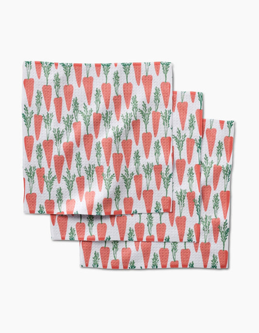 Spring Carrot Hill Dishcloth Set