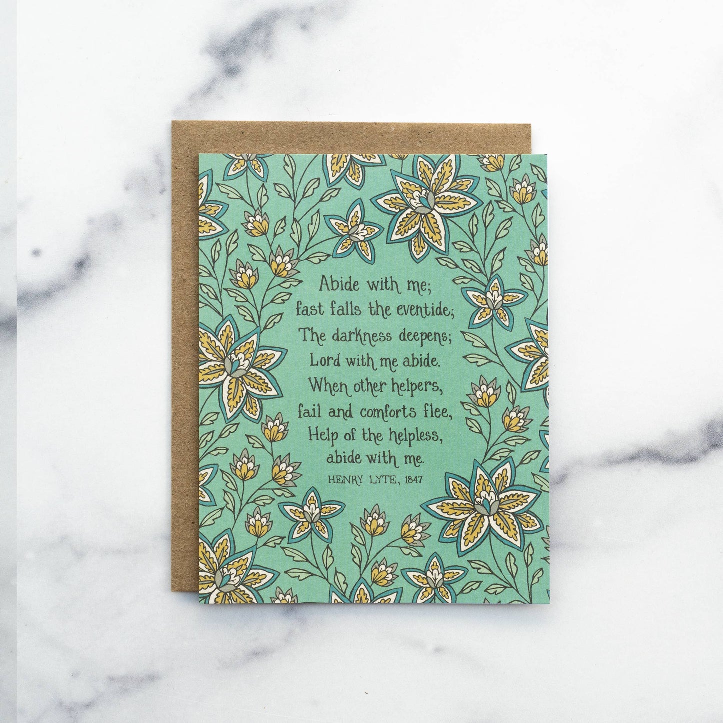 Abide With Me Hymn Greeting Card