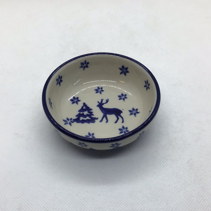Snowy Pines Tiny Round Bowl 3.5