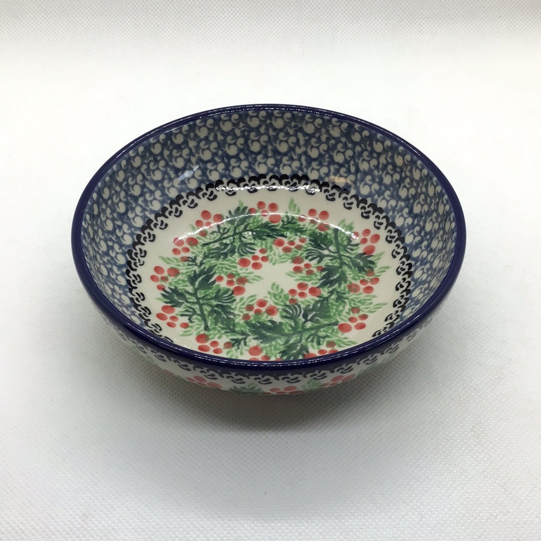 Holly Berry Shallow Bowl 5