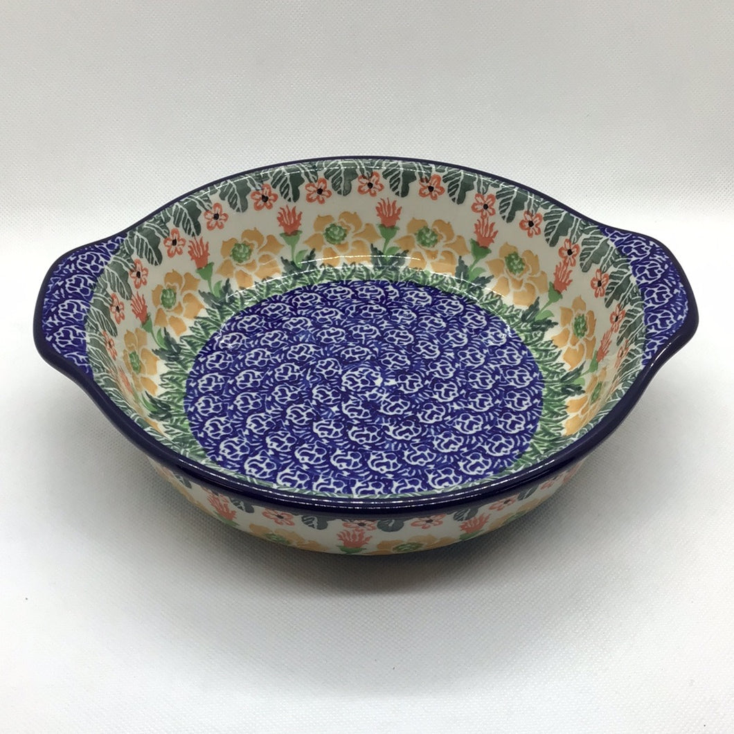 Marsh Marigold Round Baker w/Grips 8