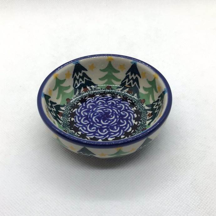 Christmas Tree Tiny Round Bowl 3.5