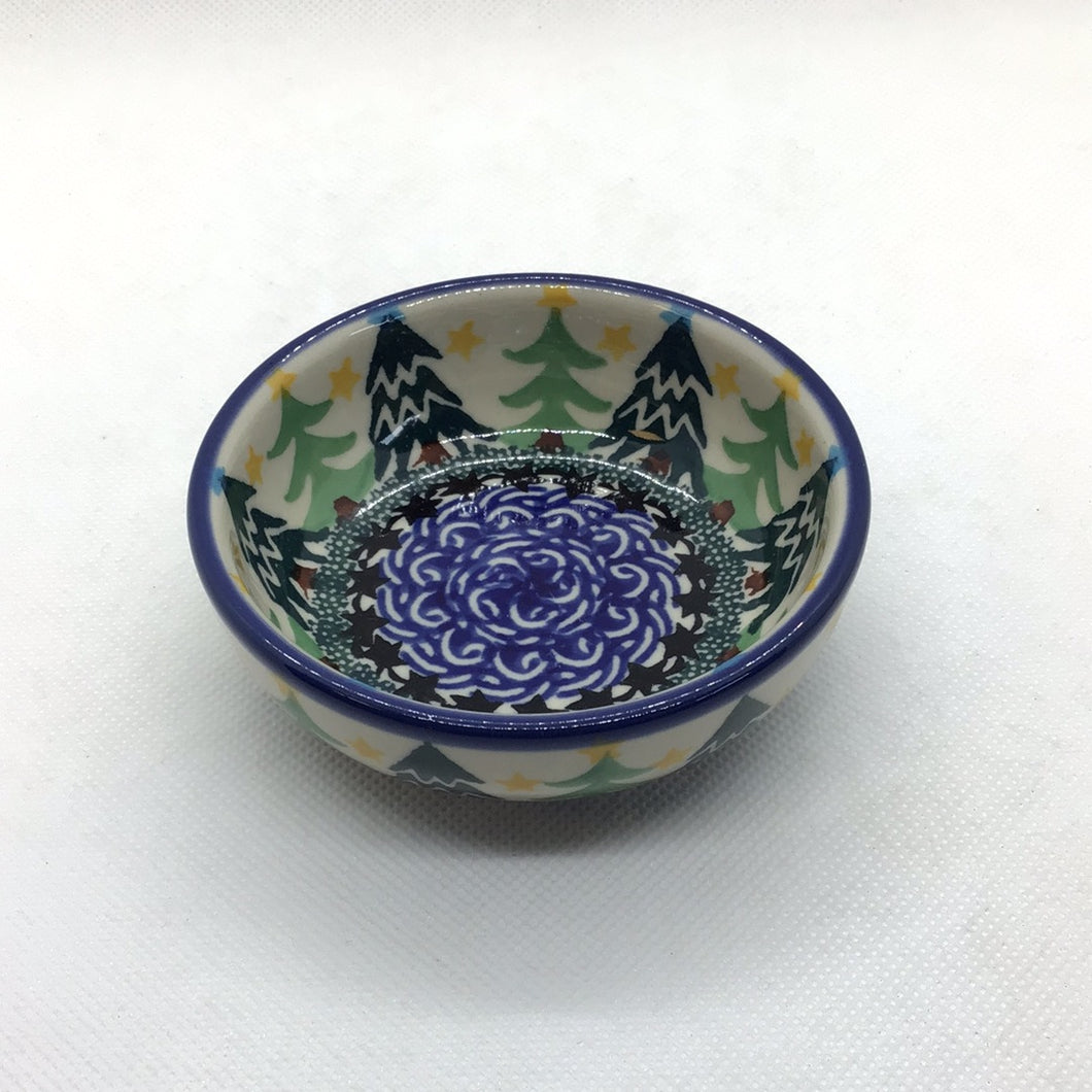 Christmas Tree Tiny Round Bowl 3.5
