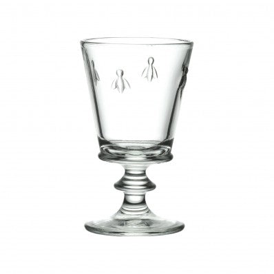 Bee Wine Glass with Stem