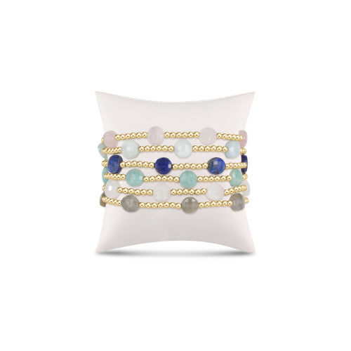 ENewton Admire Gold Bead Gemstone Bracelet Collection
