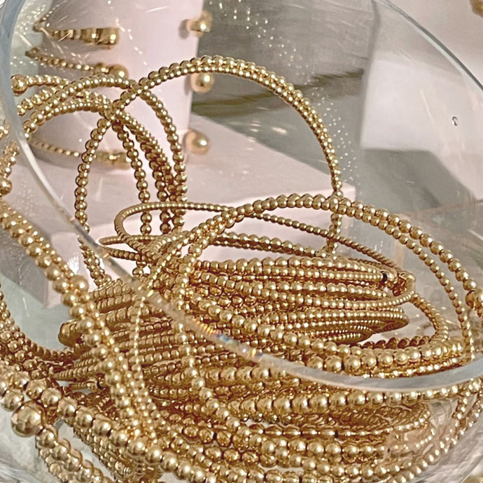 ENewton Classic Gold Bead Bangle Collection