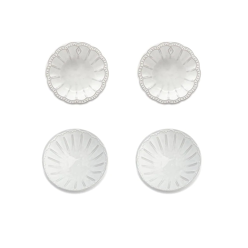 Bella Bianca Dipping Bowls Set/4