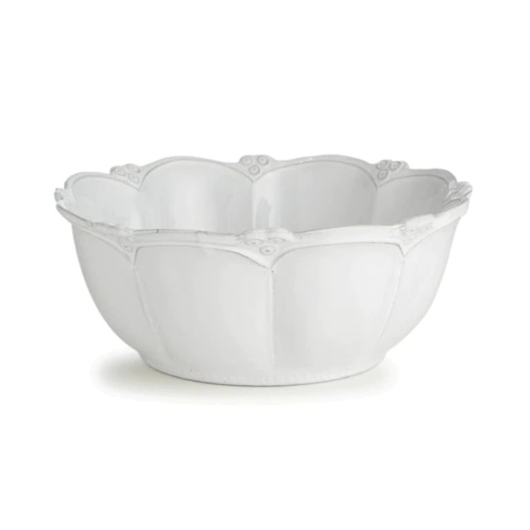 Bella Bianca Rosette Serving Bowl