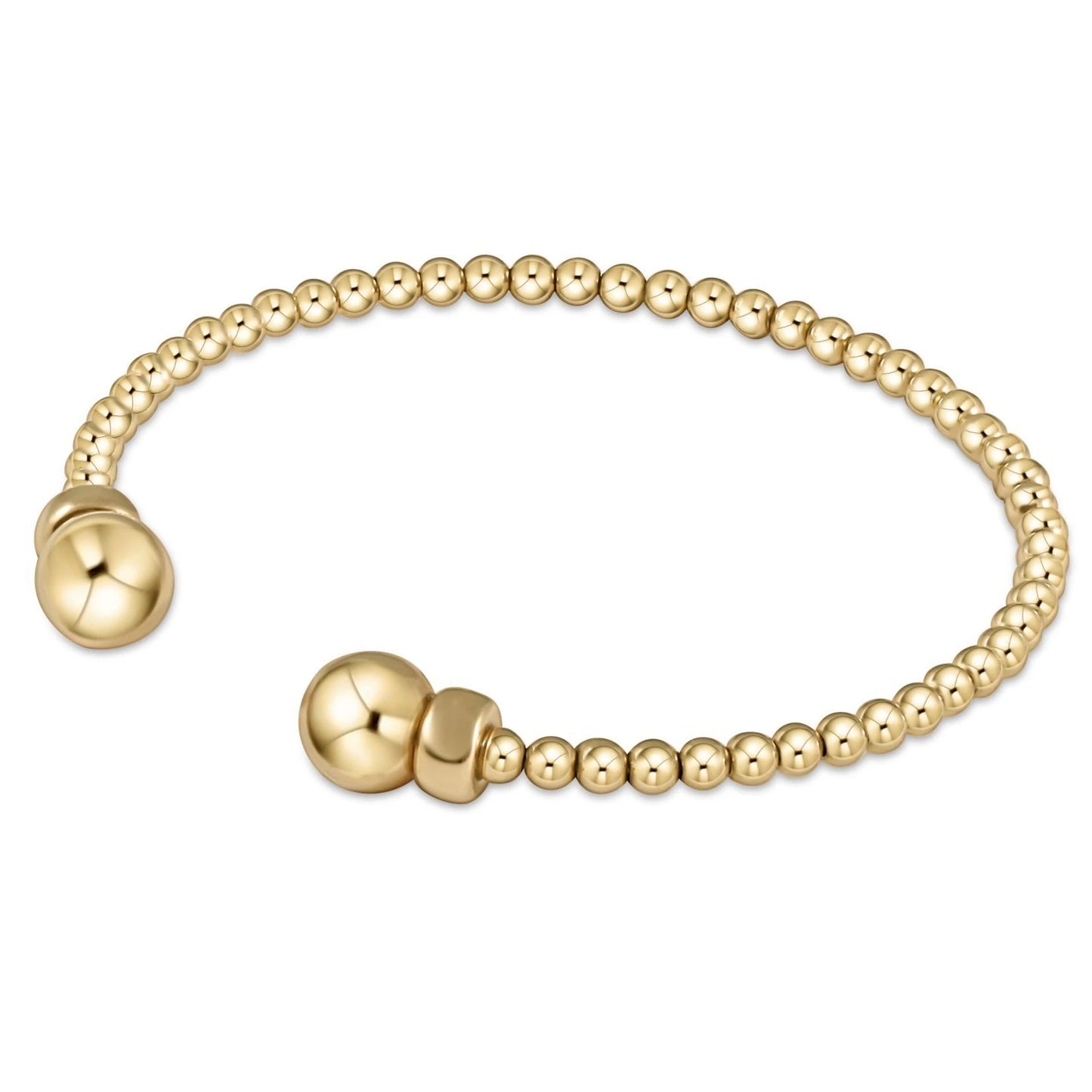 ENewton Classic Gold Bead Cuffs
