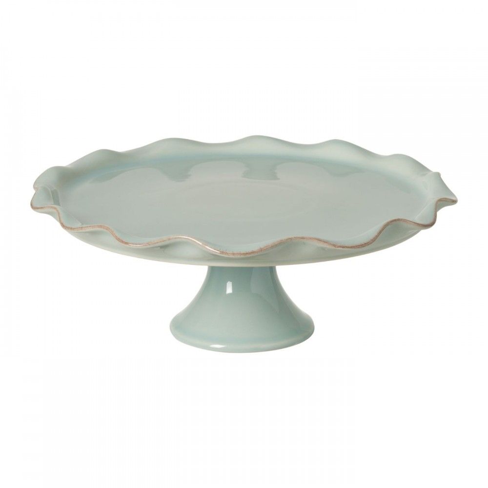 Cook & Host Footed Plate 14" Robin's Egg Blue