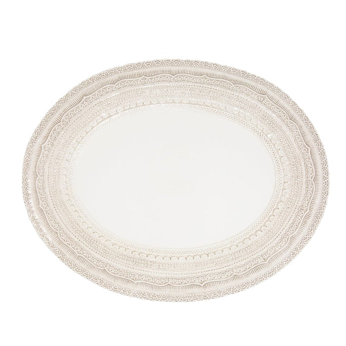Finezza Cream Medium Oval Tray