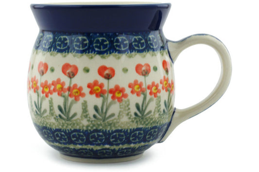 Red Poppies 16 oz. Bubble Mug