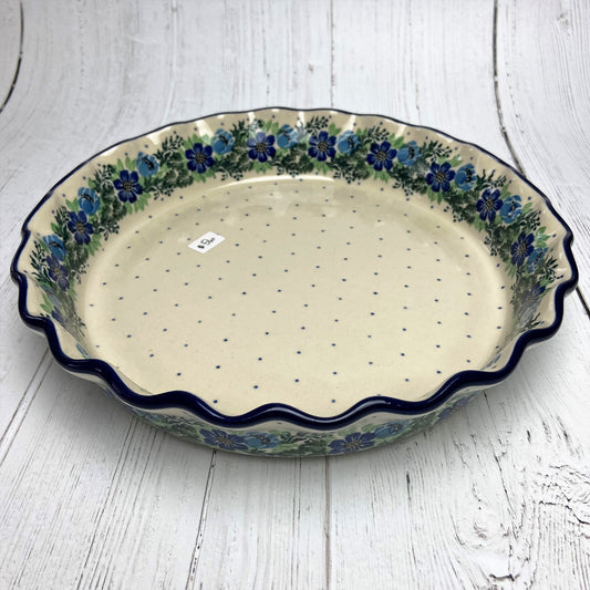 Spring Meadow Fluted Pie Plate 10"
