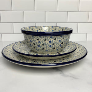 China Flower Dinner Plate 10"