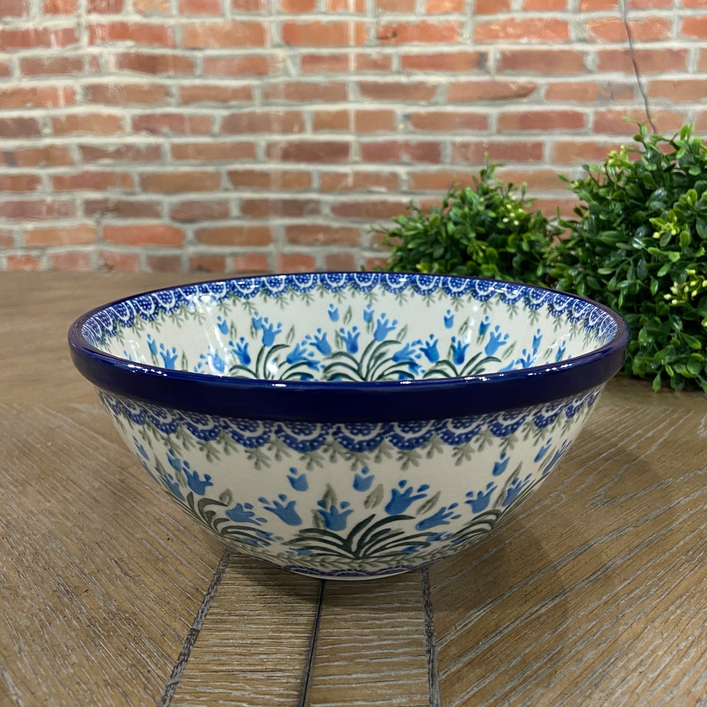Blue Bells Nesting Bowl 8"