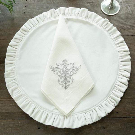 CLD Round Ruffled Placemats