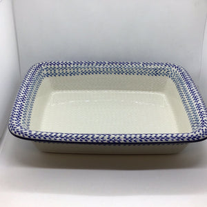 Blue Wreath Lasagna Baker