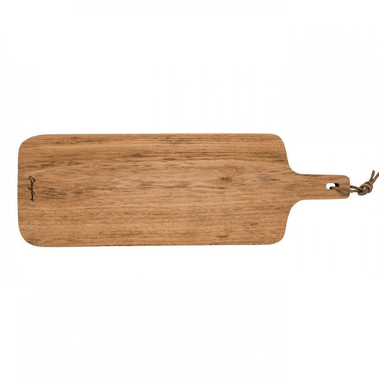 Oak Wood Rectangular Serving Board w/ Handles