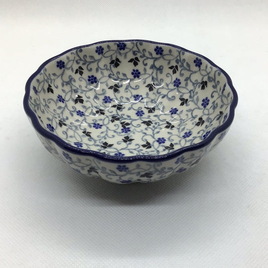 China Flower Scalloped Bowl 4.5"