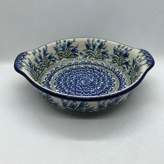 Blue Bells Round Baker w/Grips 8