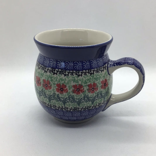 Red Daisies 16 oz Bubble Mug