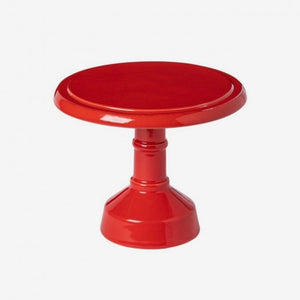 Cook + Host Cake Plate 8" RED